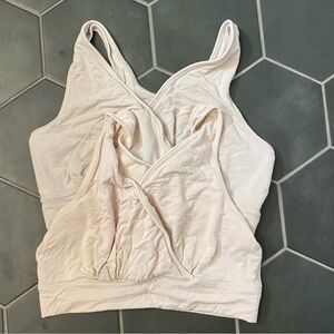 French Terry Racerback Nursing & Sleep Bra. Large Busty.